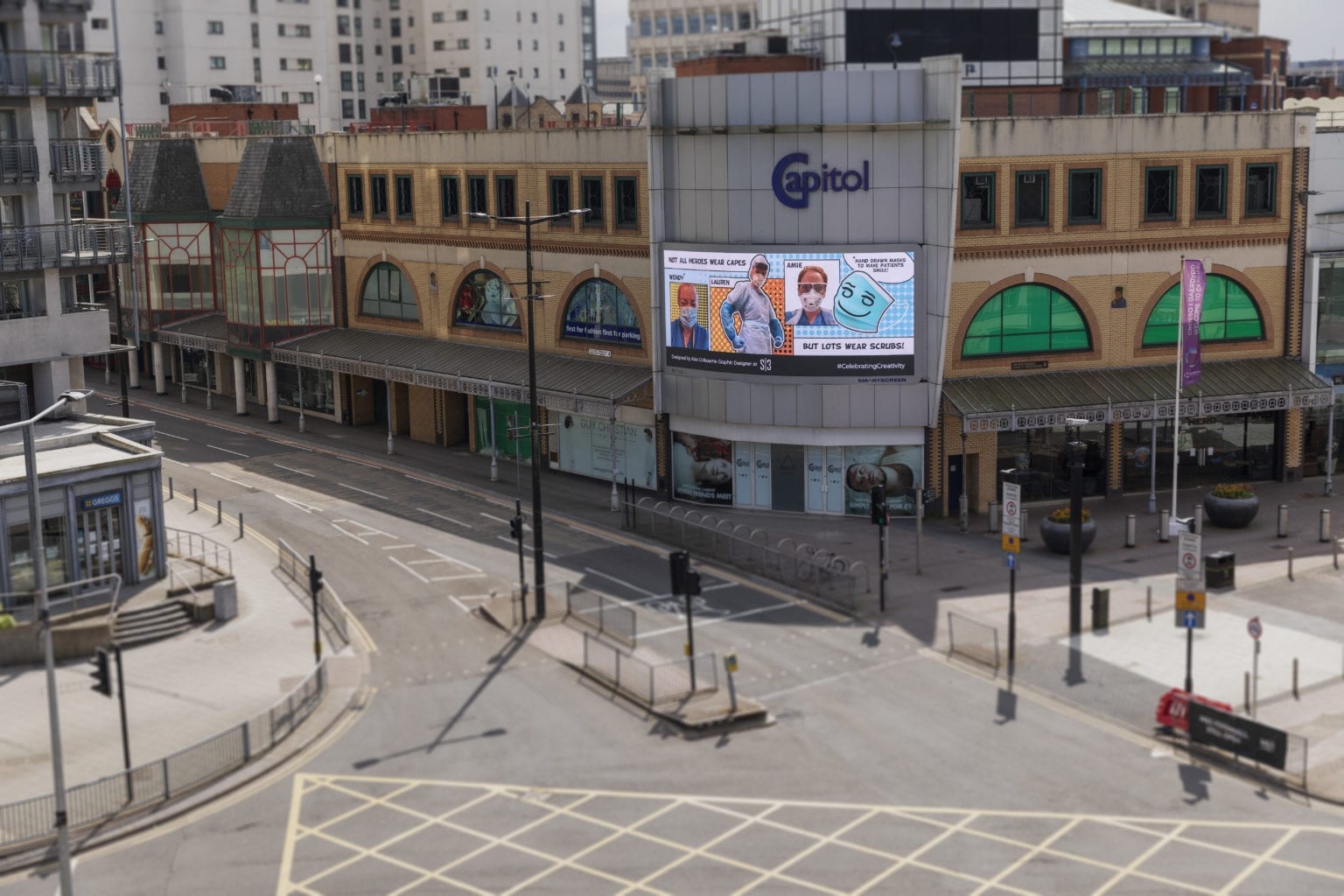 Cardiff billboard to celebrate those raising a smile during coronavirus