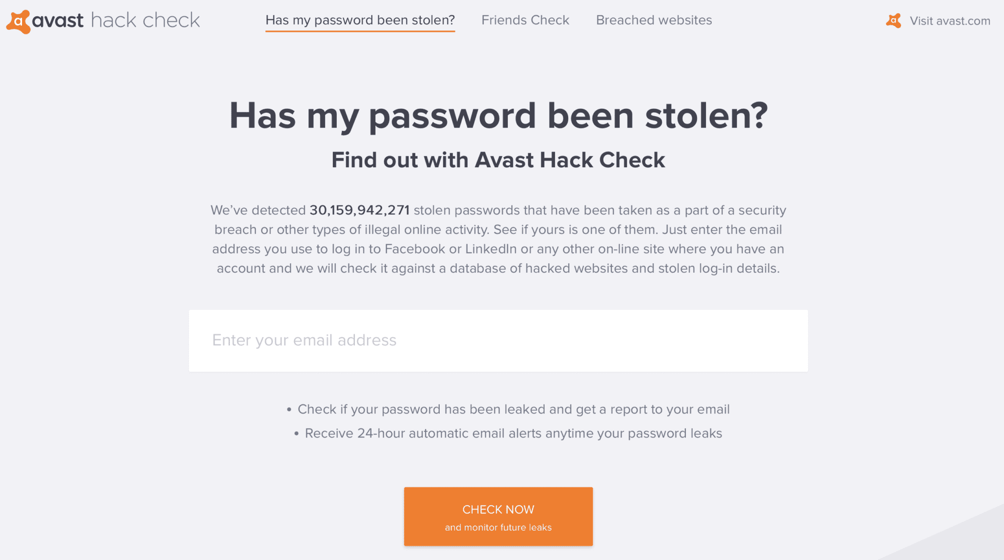 Avast hack check что это